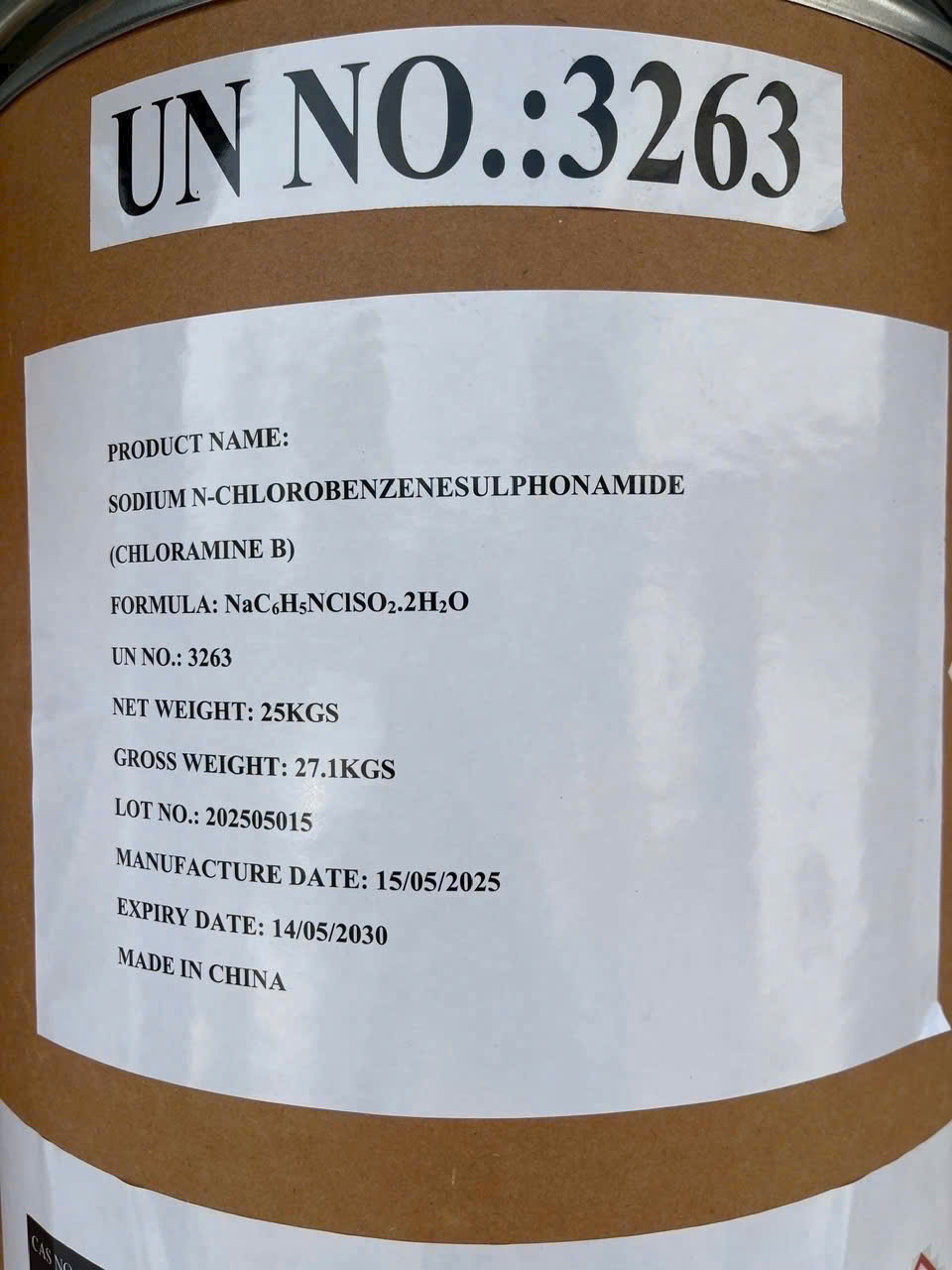Chloramin B ( thùng 25kg) TQ
